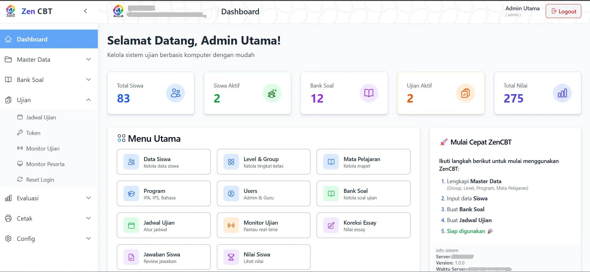 Review ZenCBT, aplikasi ujian yang ringan dan gratis