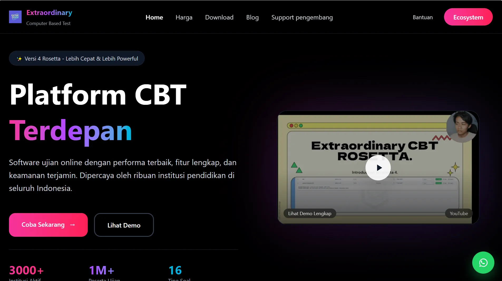 Mengenal Extraordinary CBT, aplikasi ujian berbasis Golang