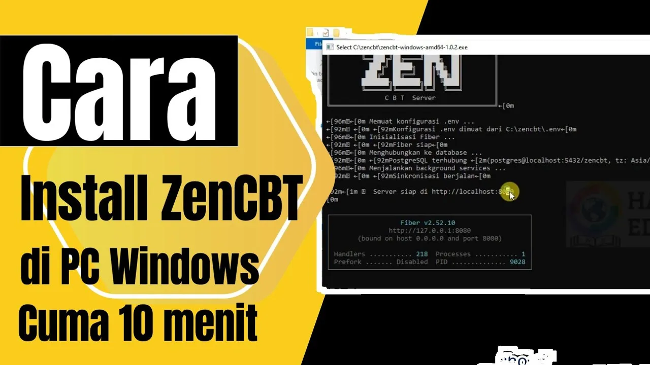 Cara install ZenCBT di Windows