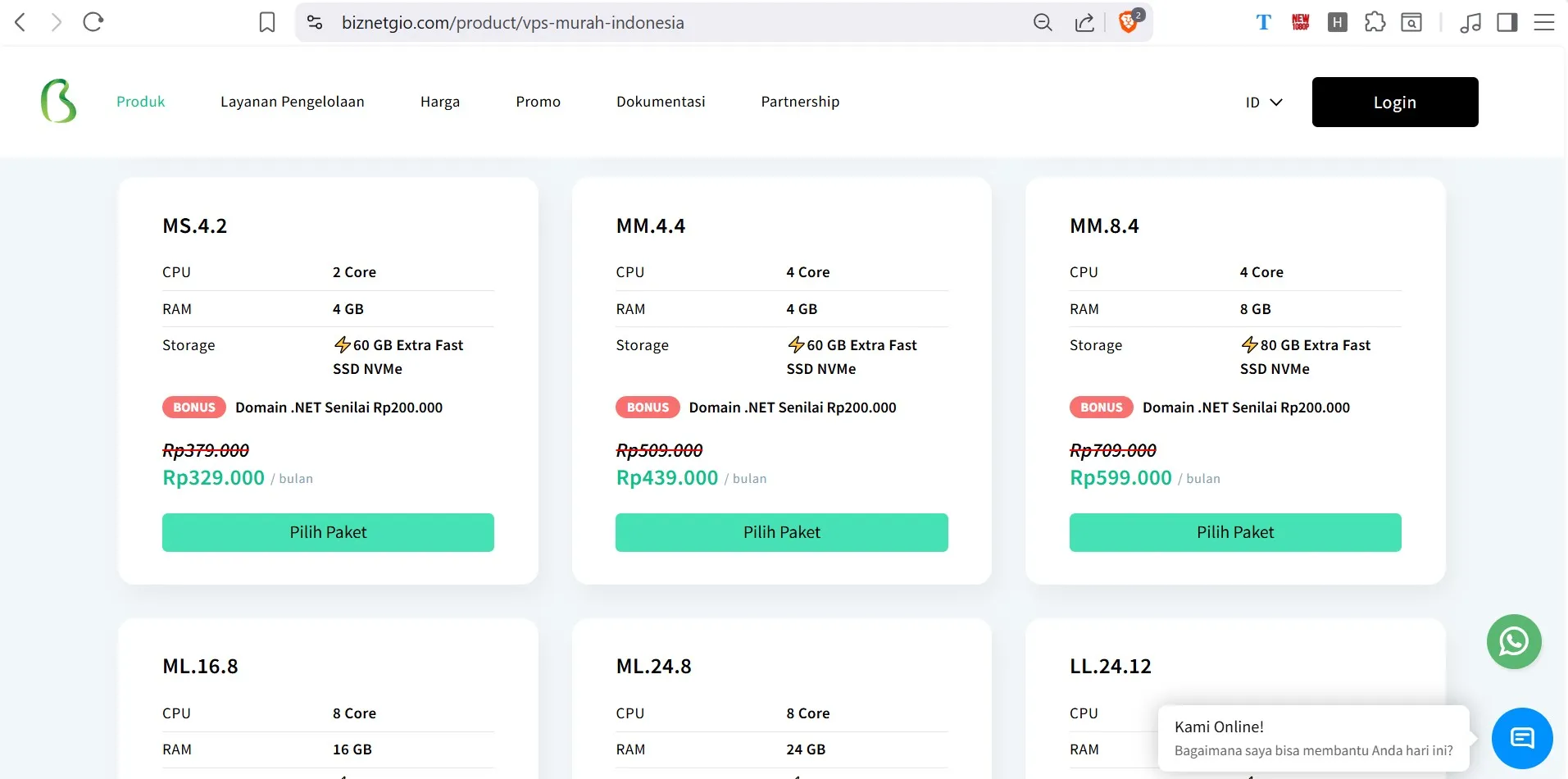Simak, VPS Murah dari Biznet Gio bisa untuk server Ujian